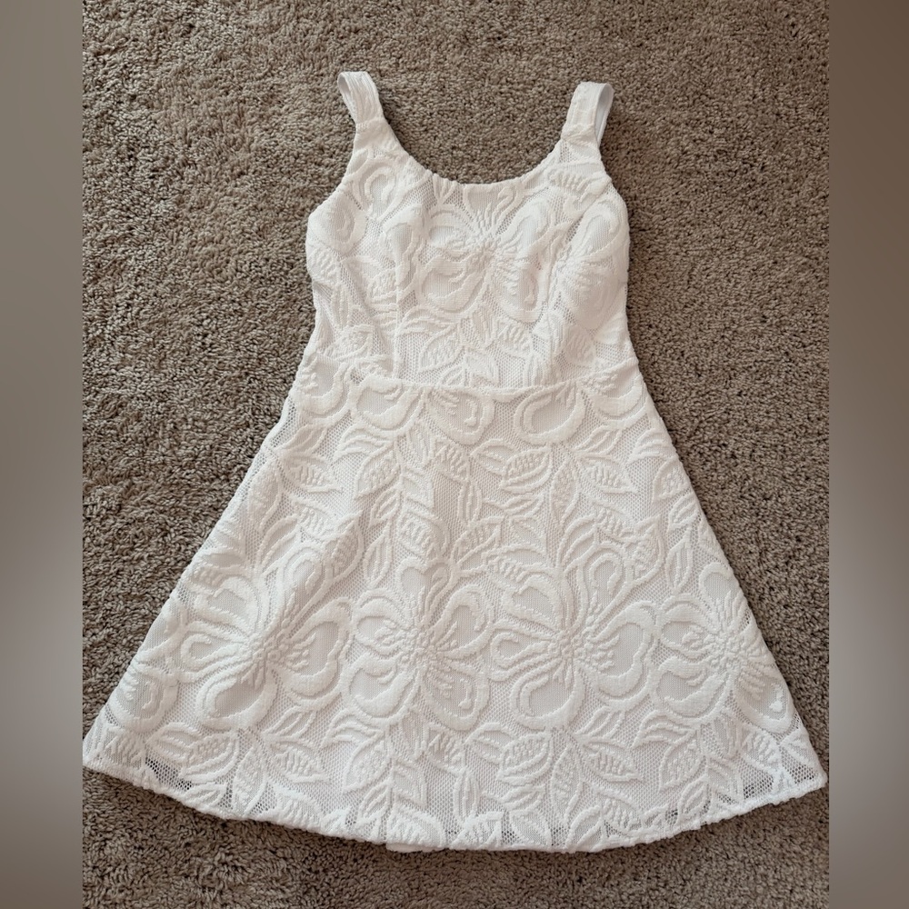 Lilly Pulitzer Kids White Floral Dress